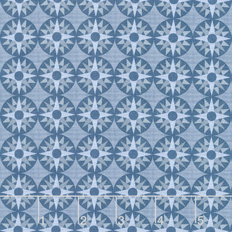 Winter Barn Quilts - Compass Blue Yardage
