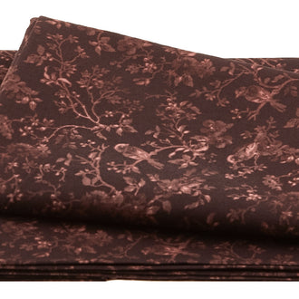 Lovely Bunch - Birds Brown 2 Yard Cut
