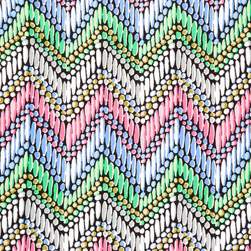 Kaffe Fassett Collective - February 2023 - Beaded Curtain Pastel Yardage Primary Image