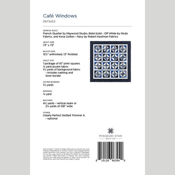 Digital Cafe Windows Quilt Pattern by Missouri Star Alternative View #1