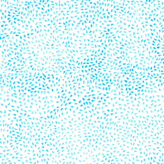 Morning Glory Batiks - Seeds Teal Icicle Yardage
