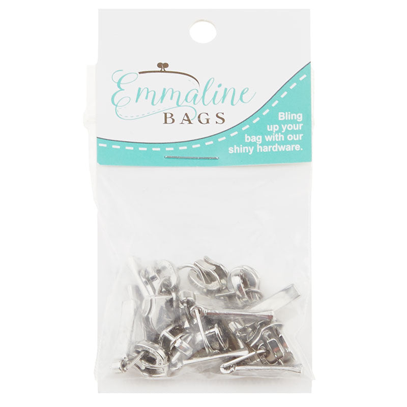 Emmaline #3 Rectangle Slider and Pull 10 Pack - Silver Alternative View #1