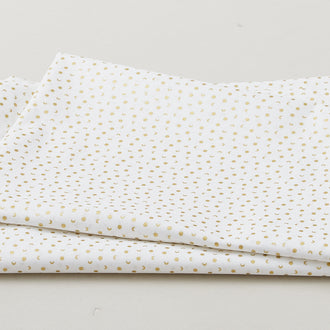 Illusion - Luna White Metallic 2 Yard Cut