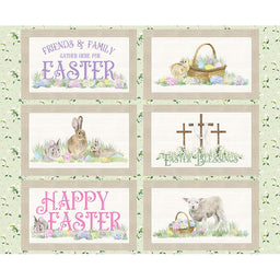 Monthly Placemat Panels - April Easter Placemat Multi Panel Primary Image