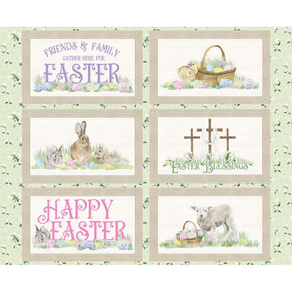 Monthly Placemat Panels - April Easter Placemat Multi Panel