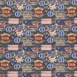 Military - Air Force Camo Flag Multi Yardage Primary Image