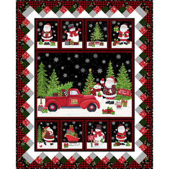 Santa's Tree Farm Quilt Kit