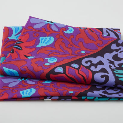 Kaffe Fassett - Spring 2019 Bali Brocade Purple 2 Yard Cut