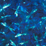 Cuddle® Prints - Bliss Batik Dragonfly Midnight Digitally Printed Yardage Primary Image