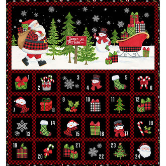 Santa's Tree Farm Advent Calendar Kit