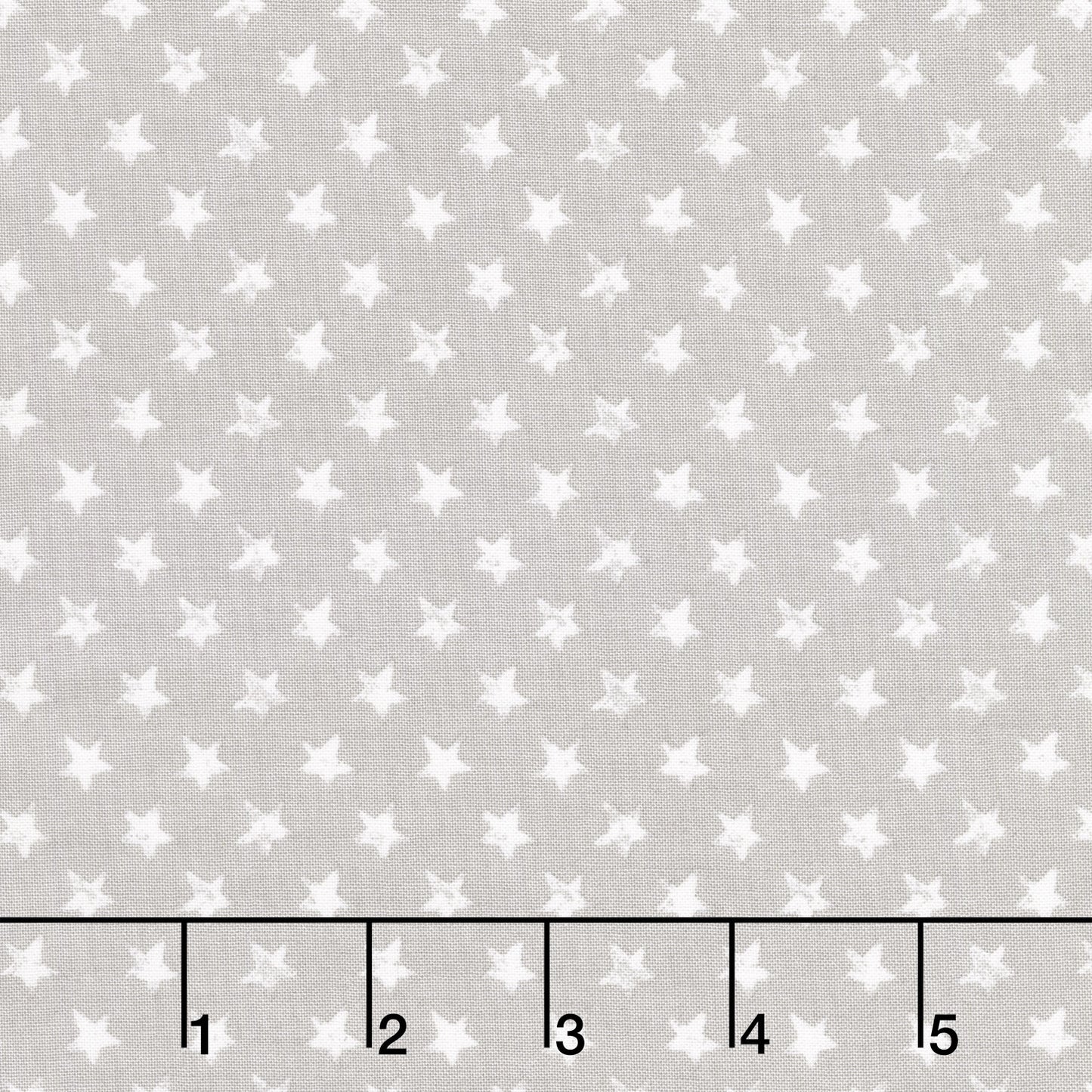 Old Glory Star Spangled Silver Yardage