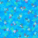 Wild Vista - Leaves Teal Yardage Primary Image
