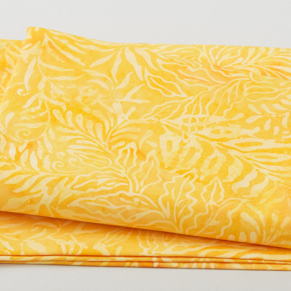 Wildflower Batiks - Leaves and Ferns-Gold 2 Yard Cut Primary Image