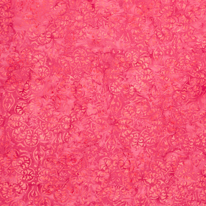 Tonga Batiks - Brightside Damask Floral Berry Yardage