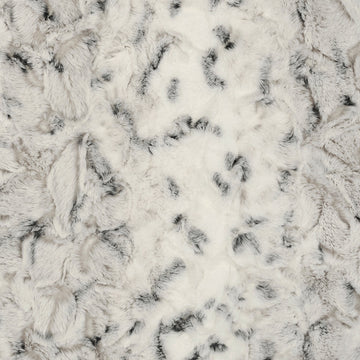 Luxe Cuddle® - Snowy Owl Alloy Yardage Primary Image