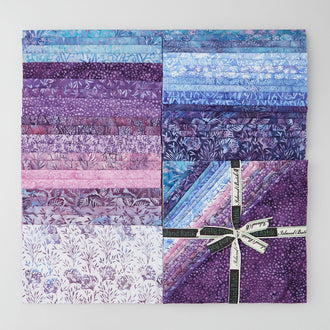 English Lavender Batiks Stacks
