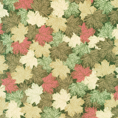 The Great Outdoors - Packed Leaves Multi Yardage