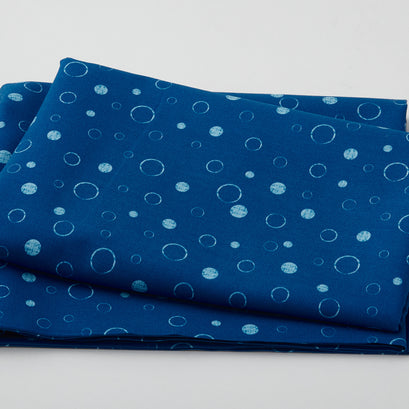 Under the Sea - Sea Bubbles Navy 2 Yard Cut