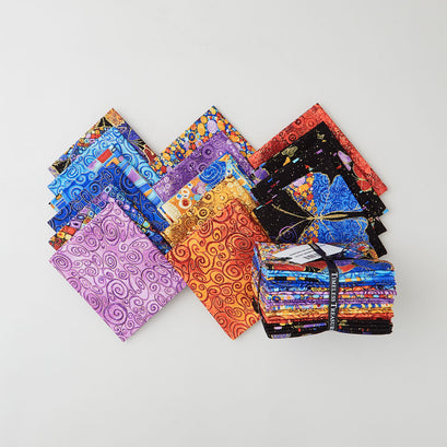 Wings of Gold Metallic Fat Quarter Bundle