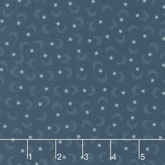 Grandpa's Journal - Moon Navy Yardage