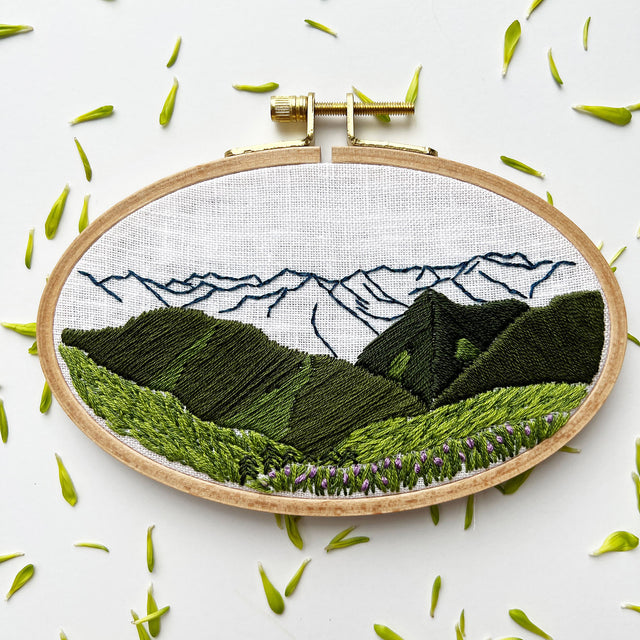 Hurricane Ridge Embroidery Kit Primary Image