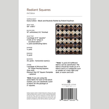Digital Download - Radiant Squares Quilt Pattern by Missouri Star Alternative View #1