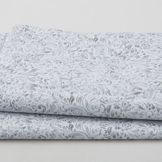 Allure - Watercolor Textured Floral Light Gray 118" Wide 3 Yard Cut