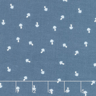 Live Love Glamp - Mushrooms Denim Yardage