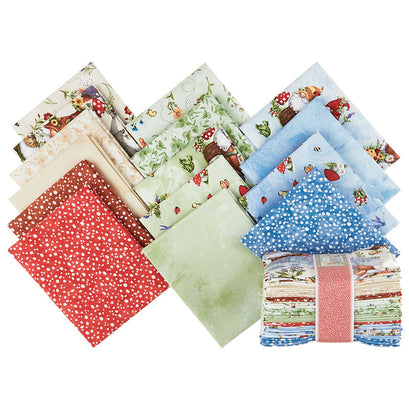 Gnome and Garden Fat Quarter Crystals