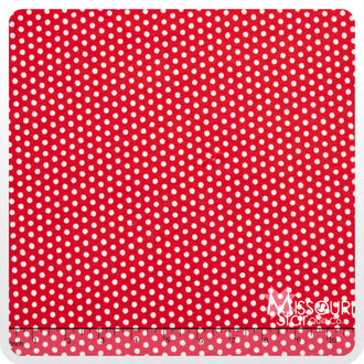 Cuddle® Classic Swiss Dot - Red/Snow 60" Minky Yardage