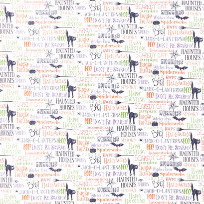 Scaredy Cat - A Purr-fect Halloween Light Yardage