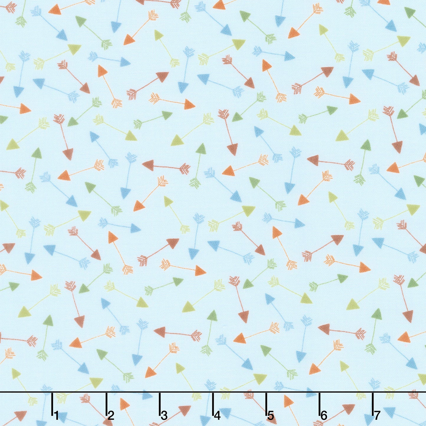 Winsome Critters - Arrows Blue Yardage Primary Image