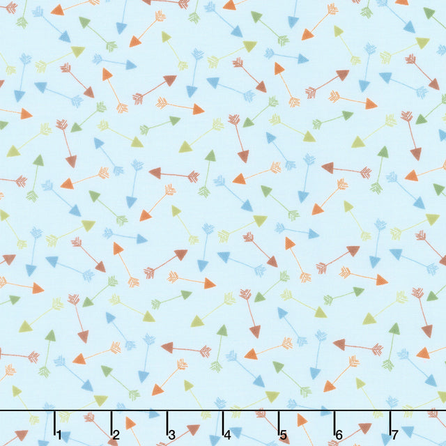 Winsome Critters - Arrows Blue Yardage Primary Image