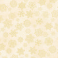 Holiday Flourish - Snow Flower - Gold ColorstorySnowflakes Cream Yardage Primary Image