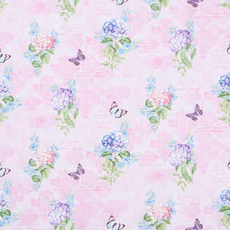 Hydrangea Mist - Monograph Pink Yardage