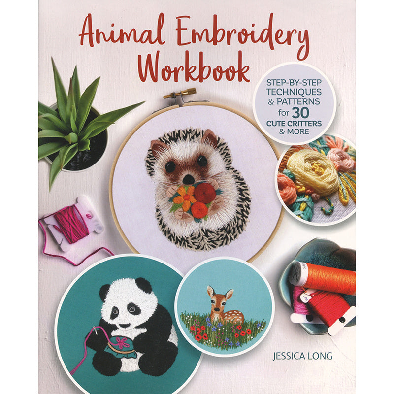 Animal Embroidery Workbook Primary Image