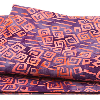 Geometric Squares Amethyst 2 Yard Cut