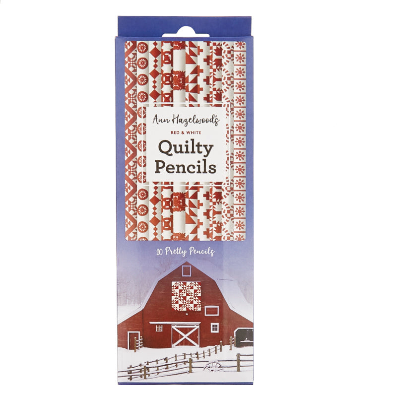 Ann Hazelwood's Red & White Quilty Pencils Alternative View #1