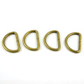 Emmaline 1" D-Rings - Set of Four Antique Brass Primary Image