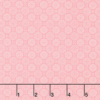 At First Sight - Circles Coral Yardage