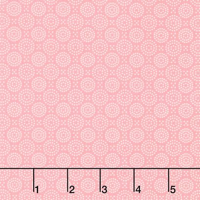 At First Sight - Circles Coral Yardage