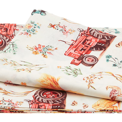 Farm Meadow - Farm Scene Ivory 2 Yard Cut