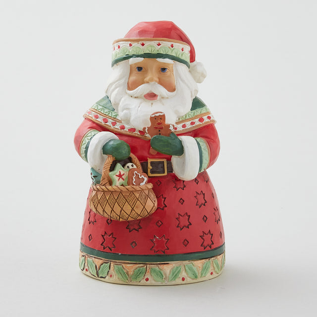 Jim Shore Heartwood Creek Pint Sized Santa with Cookies Figurine Primary Image