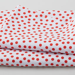 Wilmington Essentials - On The Dot White/Red 3 Yard Cut Primary Image