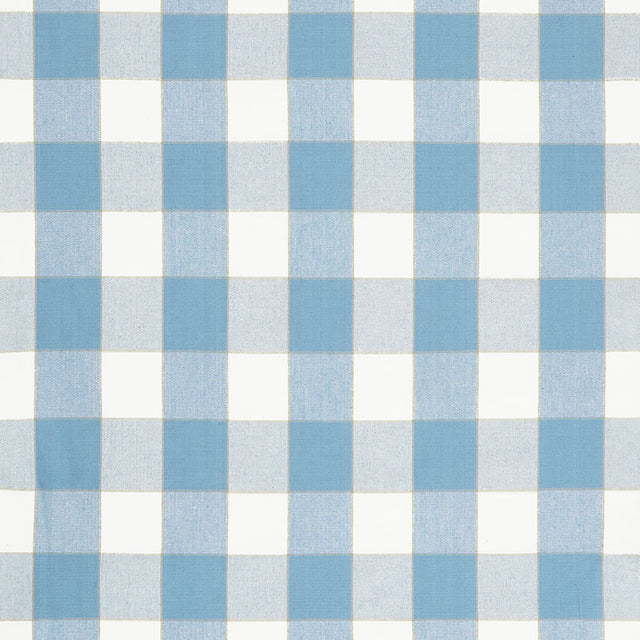 Easy Living Toweling - Large Gingham Sky 18" Wide Yardage Primary Image
