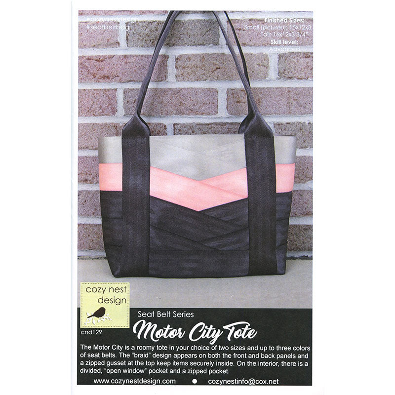Motor City Tote Seat Belt Kit - Small Coral Alternative View #3
