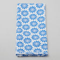 Tea Towel - Blue Flowers on White Alternative View #1