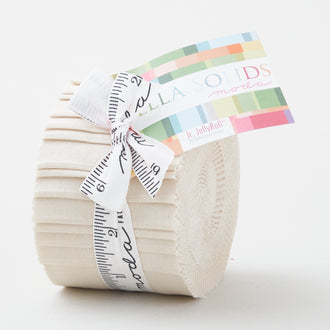Bella Solids Natural Junior Jelly Roll