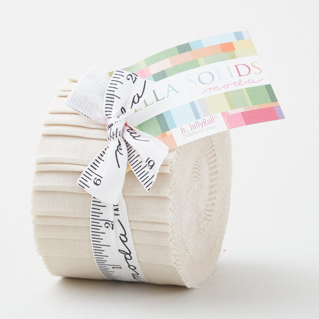 Bella Solids Natural Junior Jelly Roll Primary Image
