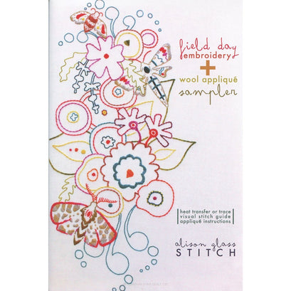 Field Day Embroidery & Wool Appliqué Sampler Pattern